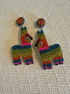 Beaded Piñata Earrings
